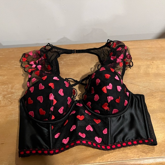 Victoria’s Secret Women Corset Top Heart Pattern NWT | Small - Picture 3 of 5
